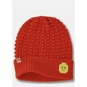 Adult LEGO Minifigure Patch Beanie Hat - LEGO® Collection x Target Red